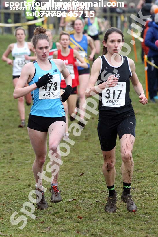 Senior womens Northern Cross Country Champs., Camp Hill Estate, Kirklington.  Photo: David T. Hewitson/Sports for All Pics